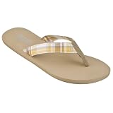 Women'sMossimoSupplyCo.GanesaPlaidFlipFlops-Tan