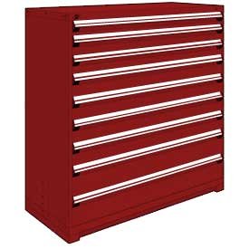 9 Drawer Full Height - Red