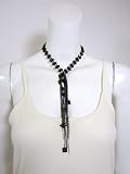 Erickson Beamon black licorice chain necklace