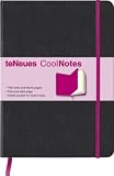 Produkt-Bild: CoolNotes, Black/Neon Pink: Liniert und blanko. Seite f&uuml;r pers&ouml;nliche Daten. Tasche f&uuml;r lose Notizen