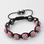 Bracelet d'amiti� Shamballa ensemble de perles en cristal, boules disco. Par KurtzyTM