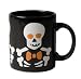 Waechtersbach Halloween Skeleton Mug, Set of 4, Black