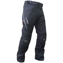 Textil Motorrad Hose Motorradhose Schwarz Gr. XL