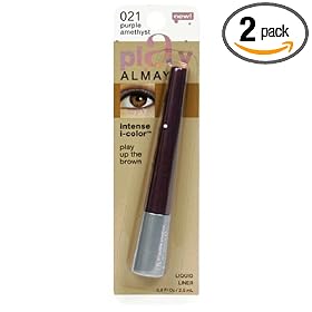 Almay intense i-color Play Up Liquid Liner, Purple Amethyst 021, 0.8-Ounce Packages (Pack of 2)