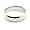 10K White Gold Wedding Bands 5mm comfort-fit, 6.25