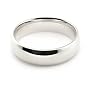 14k White Gold Wedding Bands 5mm Comfort-fit Size 4-13.5