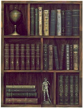 Classic Literature I Art Poster Print by Steve Butler, 19x25