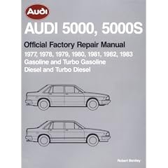 Audi 5000S, 5000CS Official Factory Repair Manual 1984-1988: Gasoline, Turbo and Turbo Diesel, Including Wagon and Quattro (Audi)