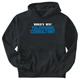 Sweatshirt Black  World S Best Telephone Consultant Occupations