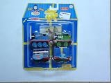 Buy Take Along Thomas & Friends Die-cast Birthday Thomas, Birthday Percy, Cake Snow Globe, Blue... by Learning Curve Brands
