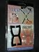 Set of 8 Strap Away Hide Bra Clips Black White Clear