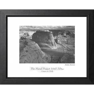 Ansel Adams Canyon B W Photo Picture Framed Art Print by Framed Art