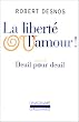 La libert� ou l'amour