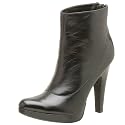 Jessica Simpson Women's Pami Platform Boot,Black Leather,9 M