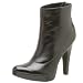 Jessica Simpson Women's Pami Platform Boot,Black Leather,7.5 M