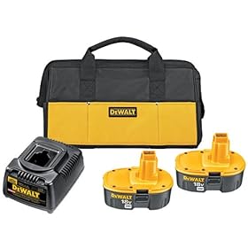 Click here to buy DeWALT DWKITB 18V Starter Kit w (2) DC9096 XRP Batteries, DW9116 Battery Charger and 18 Nylon Tool... by DeWalt.
