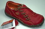 Damen Comfort Leder Schuh von TMA EYES in Rot Sport Schuhe echt Leder Gr. 40