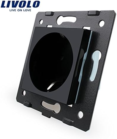 Livolo DIY Part Black EU Standard Socket Function Key For EU C7 Wall Socket