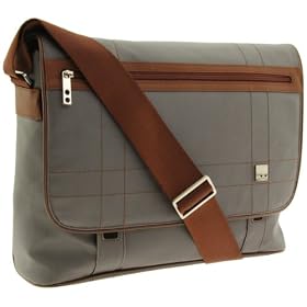 Knomo - SAX008 - Saxby Slim - Sac Bandouli�re fin pour MacBook Pro 15" - Noir Mat