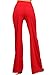 Fashiondio Women's Wide Poly Leg Boho Palazzo Pants