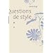 Question de style