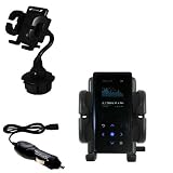 Samsung Yepp YP-K5 2GB Auto Cup Holder with Car Charger - Uses Gomadic TipExchange