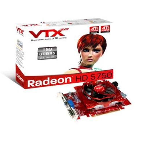 VTX3D ATI Radeon HD5750 Grafikkarte (PCI-e, 1GB GDDR5 Speicher, HDMI, DVI, 1 GPU)