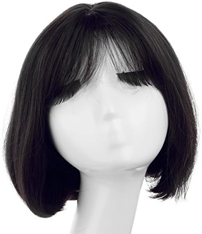 CASSICAT® Short BOB Sexy Stylish Heat Resistant Synthetic Hair Wig + Wig Cap (Black)