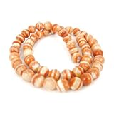 Red Lace Malachite 6mm Round Beads 16