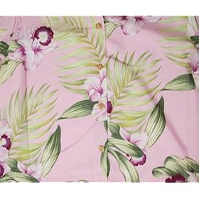 Pacific Orchid Spaghetti Strap Hawaiian Aloha Tropical Sun Dress - Mini Style
