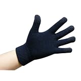 Wizgloves iPhone gloves, texting gloves, smartphone gloves (Color Navy Blue, Size: M/L)