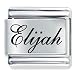 Name Elijah Italian Charms Bracelet Link