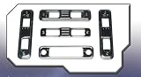 World Imports CH204 Hummer Side Light CVR 4pc Set