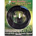 HQ ADSL Broadband Modem Lead with UK Telephone Adaptor - 5.0m