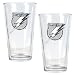 Tampa Bay Lightning NHL 2pc Pint Ale Glass Set - Primary Logo