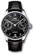 IWC Portuguese Automatic Steel Black Mens Watch IW500109