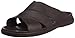 Okabashi Men's Milan Ergonomic Massaging Waterproof Sandal Shoes (Brown, 9-10)