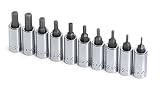 41EPG6A18TL. SL160  SK Hand Tools 19731 10 Piece 1/4 Inch Drive Fractional Hex Bit Socket Set