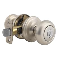 Kwikset 97402-544 Signatures Juno SmartKey Entry Knob, Satin Nickel