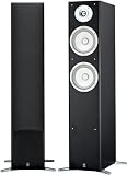 Yamaha NS-525F Custom Series 3-Way Bass Reflex Tower Speaker, Black (Single)