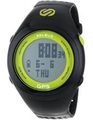 Soleus Unisex SG100351 GPS Fit 1.0 Lime and Black Watch