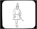 Mouse Pad with man, black and white, Spain, armour, conquistador, Europe, armor, sword, soldier