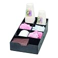 On Sale Vertiflex 7-Compartment Condiment Caddy, Single Level, 8.75 x 16 x 5.25 Inches, Black (VRTVFCC169)