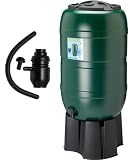 from KD & JAY 210L Water Butt with Lid, Tap, Stand & Downpipe Filler Kit