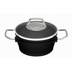 Fissler Kochtopf Black Edition 16 cm, 1,2L silber