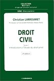 Revue Economica  / Droit civil tome I Introduction à l'étude du droit privé