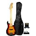 Barcelona Kid's Mini Electric Guitar with Amp Combo - Sunburst