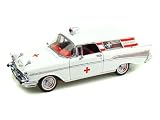 1957 Chevy Bel Air Nomad Ambulance Rescue Squad 1/24 White
