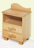 Natural Wooden Birch Night Stand