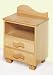 Natural Wooden Birch Night Stand